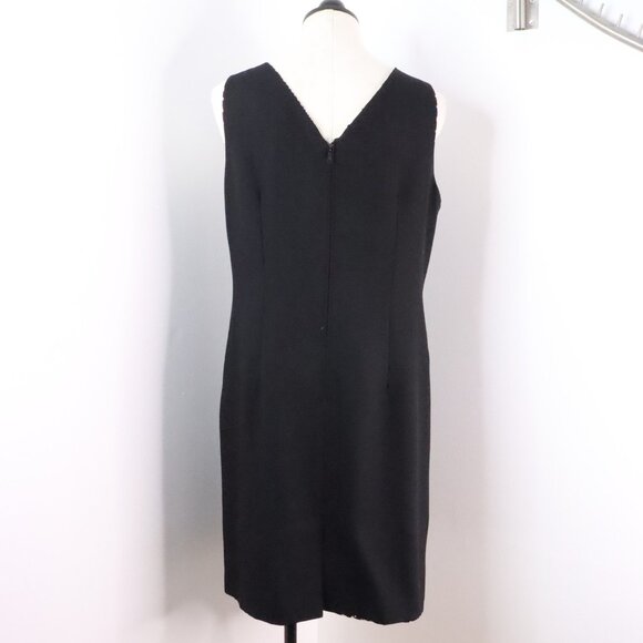 Virgo Womens 14 Petite 2pc Houndstooth Blazer Suit Jacket & Reversible Dress Set - Picture 9 of 14